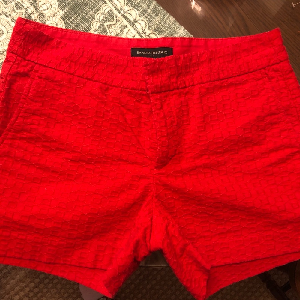 Banana Republic Red Size 2 Shorts